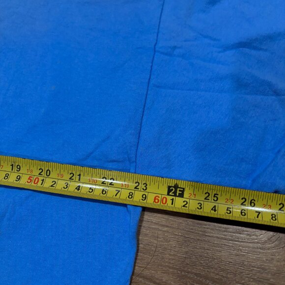 Vintage Hanes Heavyweight Blue "Elevators are for Wimps" funny Humor Shirt - Picture 5 of 6